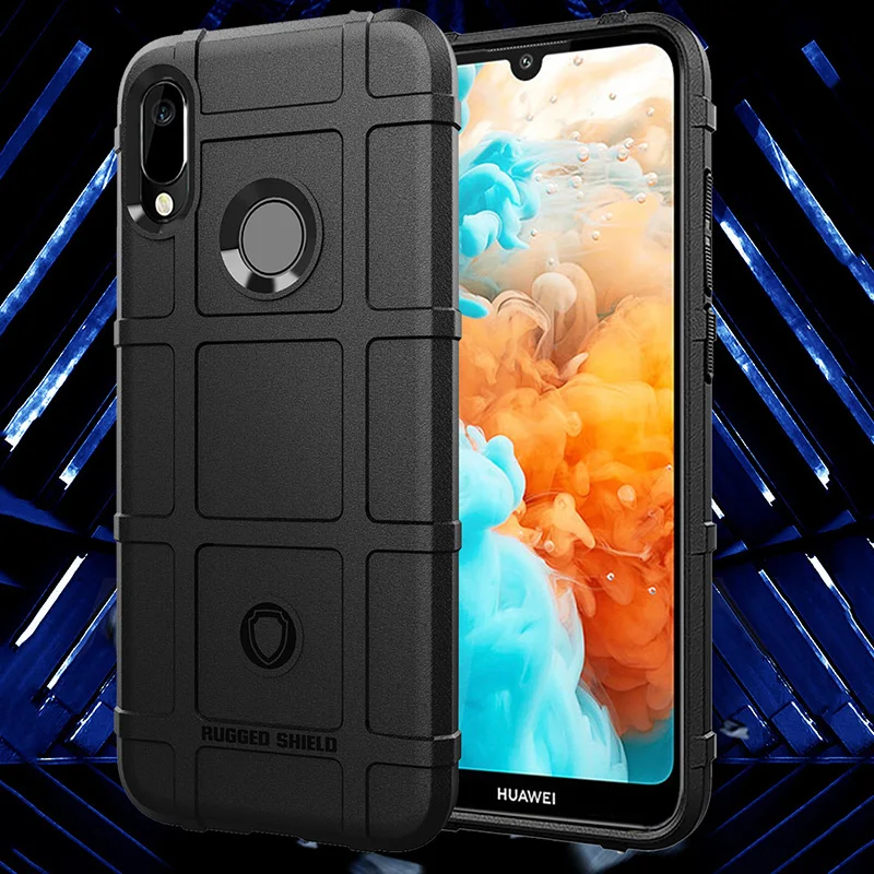 Защитный чехол для huawei Y6 2019 противоударный защитный резиновый бампер | Мобильные