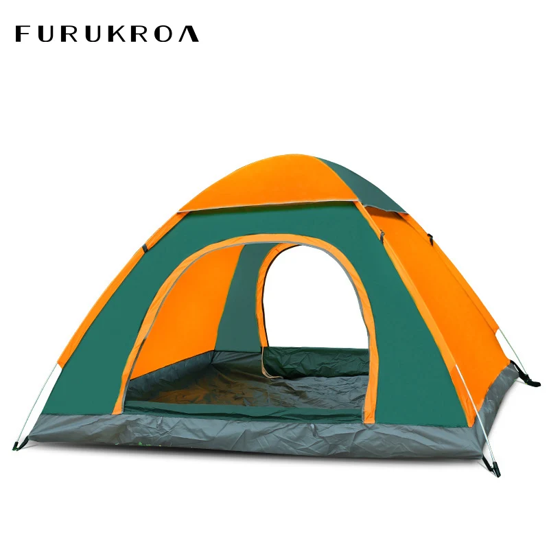 Automatic Camping Tent Ultralight Pop Up Open Outdoor Travel Hiking Tents Foldable Beach UV Protection Sun Shelters Tent X319B