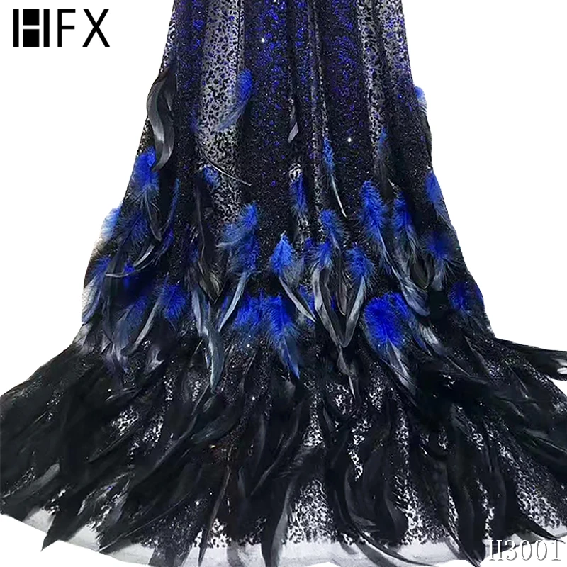 HFX африканская кружевная ткань 2020 высококачественное кружево французский тюль