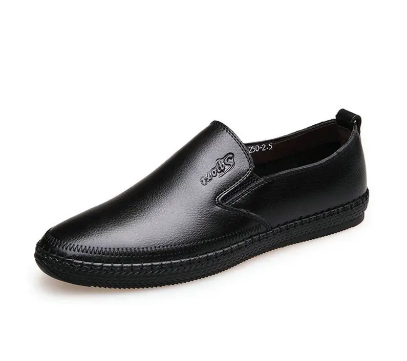 

brand new super soft leather men loafers shoes Genuine leather silp on Middle-aged men Loafers Driving Shoes ghn67