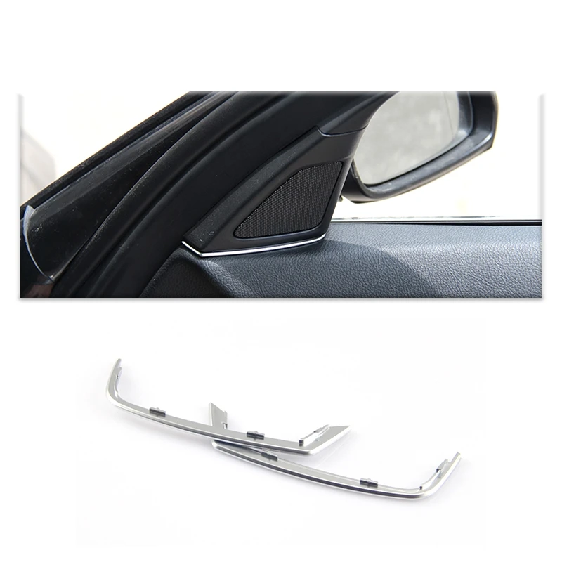 Door speakers frame trim sequins for f10 f11 BMW 5 series 2011-2017 2pcs door tweeter slot plug stickers original ABS material