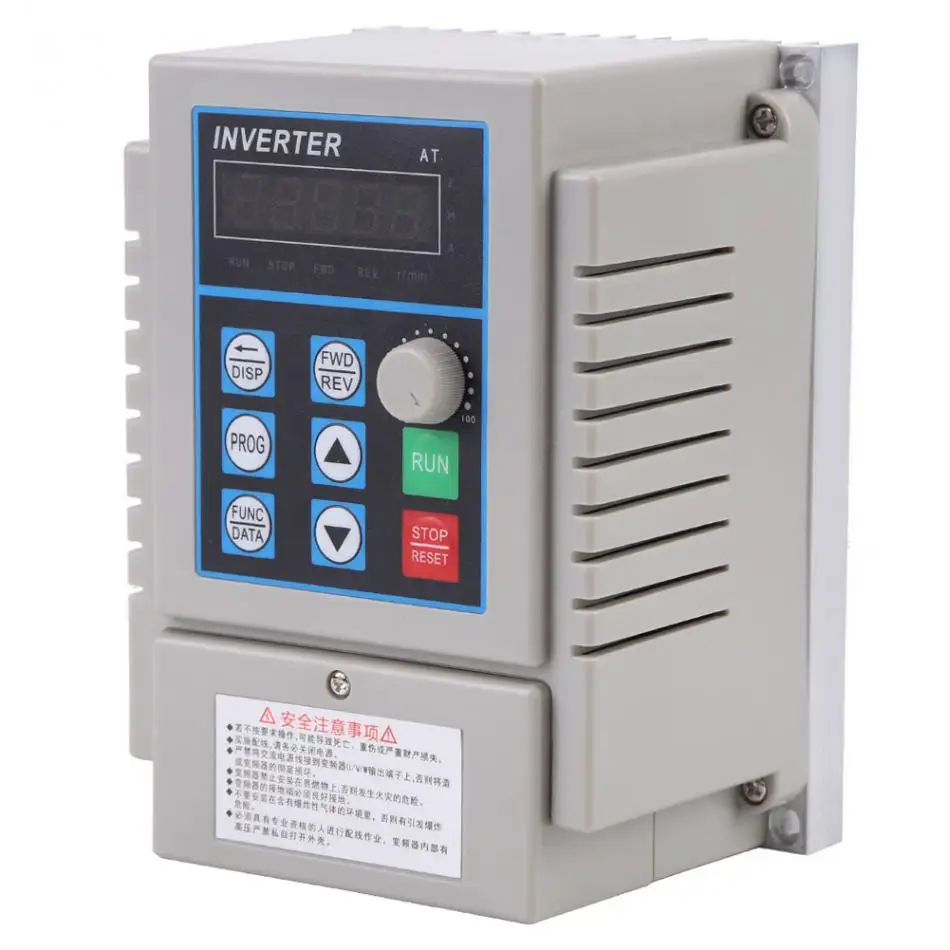 1Pcs VFD AC 220V 0.75kW Variable Frequency Drive Speed Controller Inverter Single Phrase Adjustable-Frequency | Обустройство дома