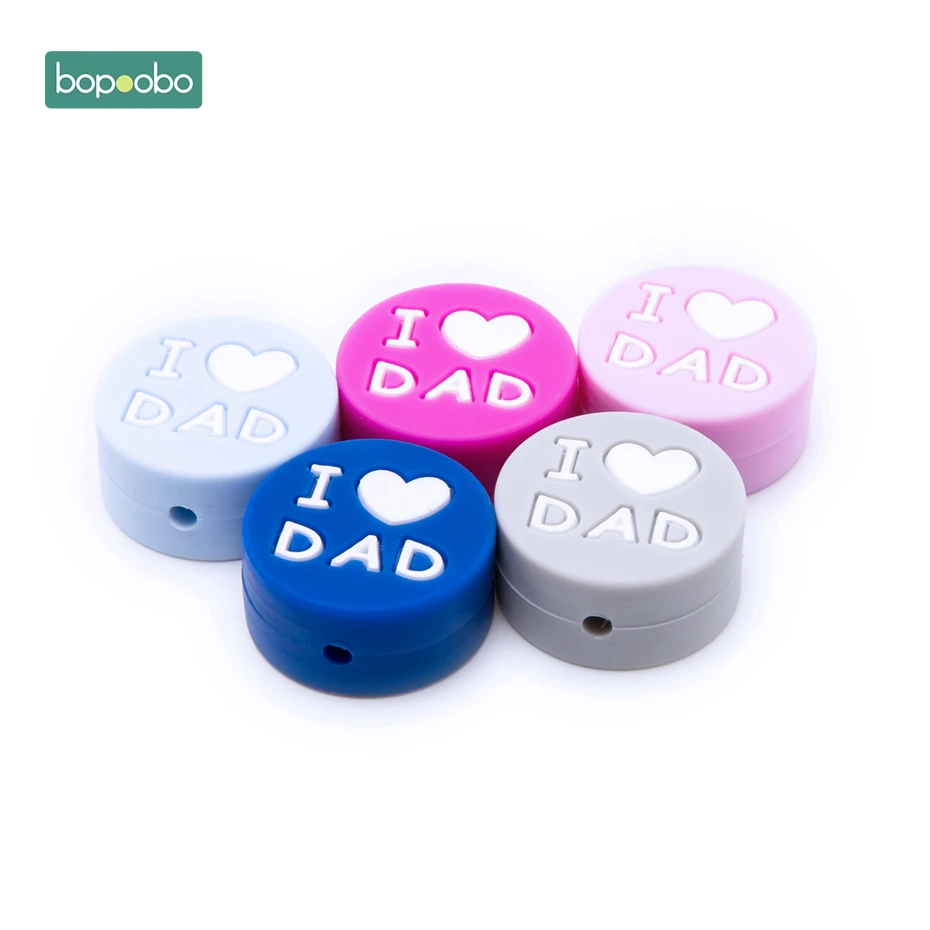 

Bopoobo 20PC Food Grade Silicone Beads Baby Teething Toy DIY Pacifier Chain Soft Chew BPA Free DIY Charm Necklace Jewelry Gifts