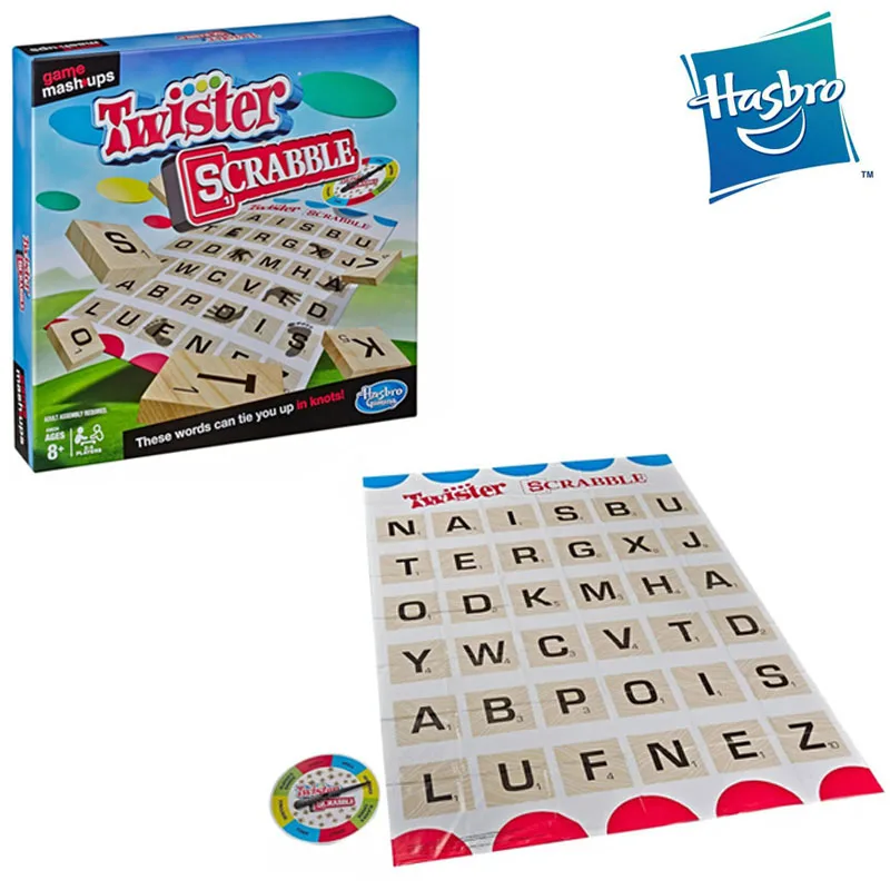 

Hasbro Twister Scrabble Taboo Speak Out Game Candy Land Classic Boggle Rustic Retro Series Family Party Board Games Kids Toys