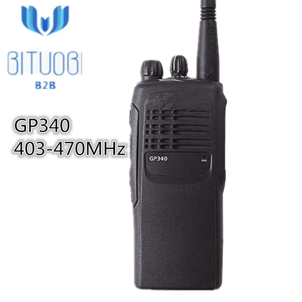 Восстановленное GP340 VHF UHF Betriebsfunk Аналоговое портативное радио 136-174 МГц 403-470 МГц рация с 16 каналами