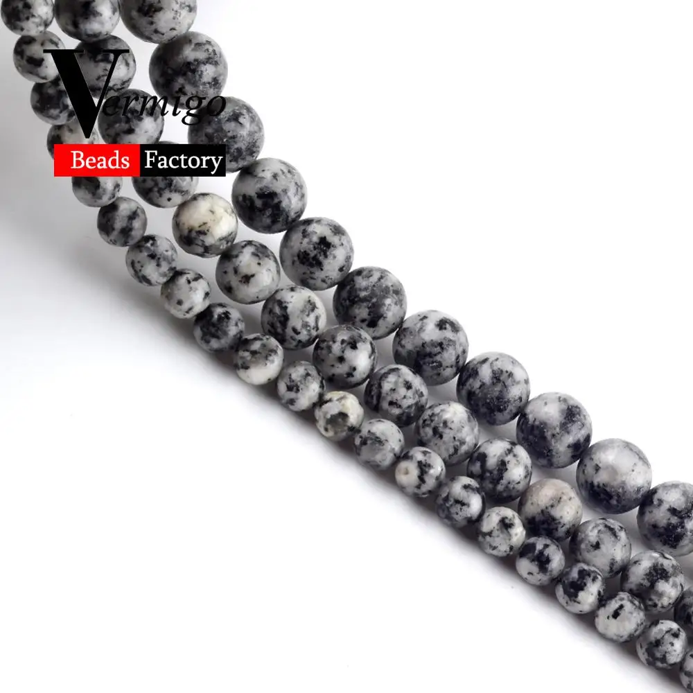 Круглые бусины черного и белого цвета для рукоделия россыпью 6 8 10 мм 15 дюймов |