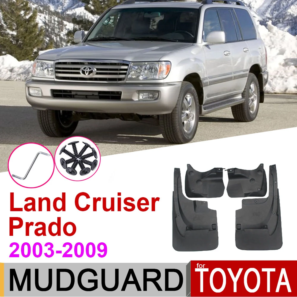 

Брызговик для Toyota Land Cruiser Prado 120 LC120 FJ120 2009 ~ 2003, брызговик, грязезащитный щит, брызговик, брызговик, аксессуары 2005 2004