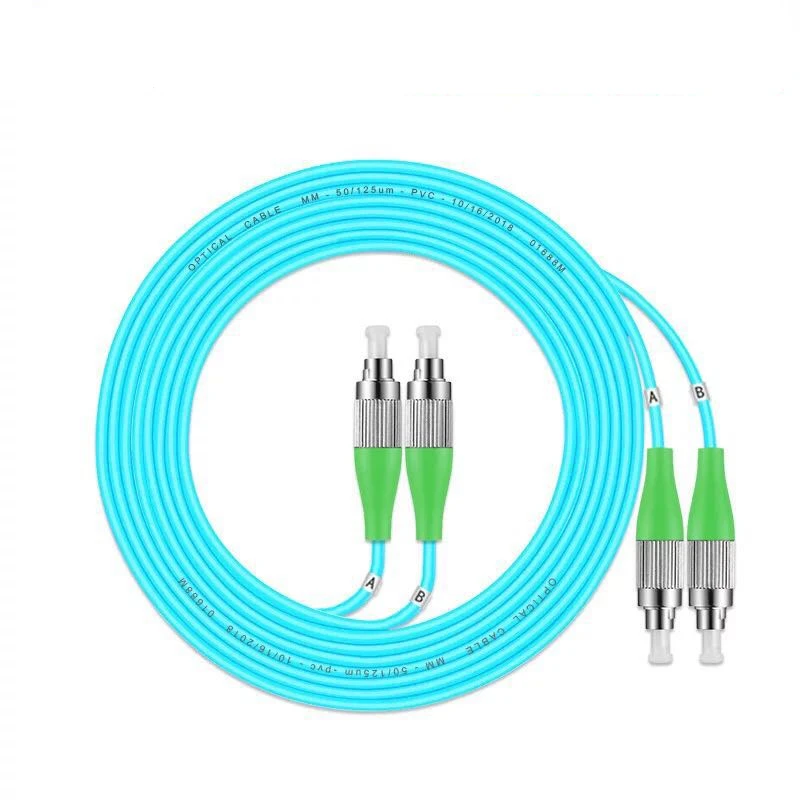 

FC/APC-FC/APC многорежимный OM3 оптоволоконный кабель, многорежимный дуплексный волоконно-оптическая Перемычка патч-корд 3 м, 5 м, 10 м, 25 м