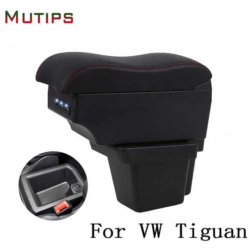 Автомобильный подлокотник Mutips для VW Tiguan Allspace USB руки Стайлинг центральная