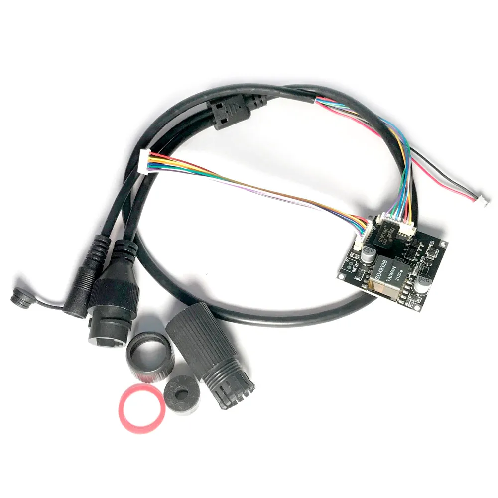 

Входная плата модуля POE DC48V Power Over Ethernet IEEE802.3af/at, выход 12 В, совместимая с сетевой IP-камерой видеонаблюдения + кабель