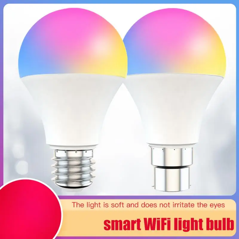

9W WiFi Smart Light Bulb E27 E26 B22 Dimmable RGB+CCT Smart Light Bulb Voice Cozylife APP Control Work With Alexa Google Home