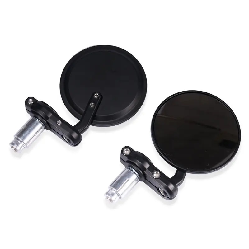 

1 Pair High quality metal retro motorcycle accessories modified handle mirror reversing mirror reflective rearview mirror