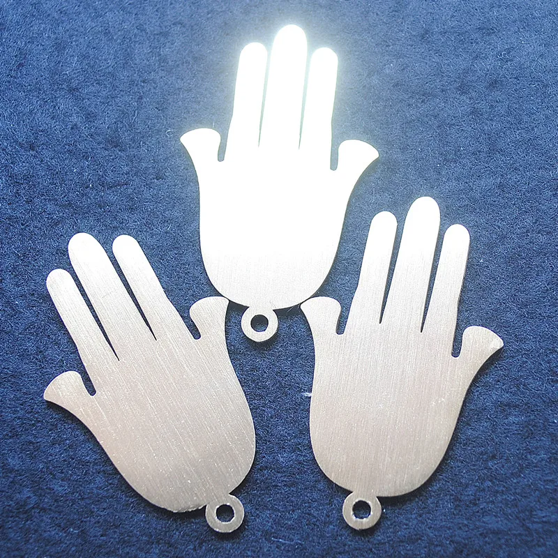 5 шт., алюминиевые подвески золотого цвета в форме пальца для ожерелья, подвесок или браслетов, размер 55x33 мм, оптовая цена, Лидер продаж