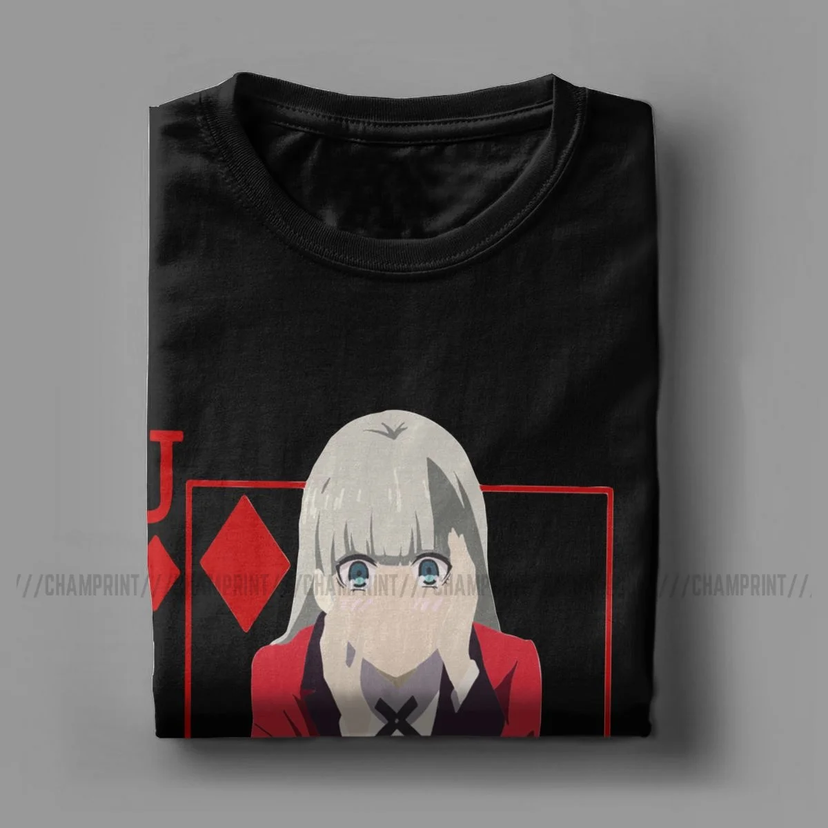 Футболка Kakegurui Ririka Momobami Мужская Аниме новинка 100% хлопок футболка с коротким