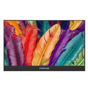 porpoise ht 1730xt 17 3 inch 1080p game display c type portable computer monitor lcd game display built in speakers for tablet free global shipping