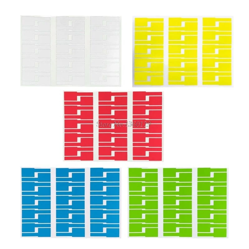30 шт. водонепроницаемые идентификационные этикетки для лазерного
