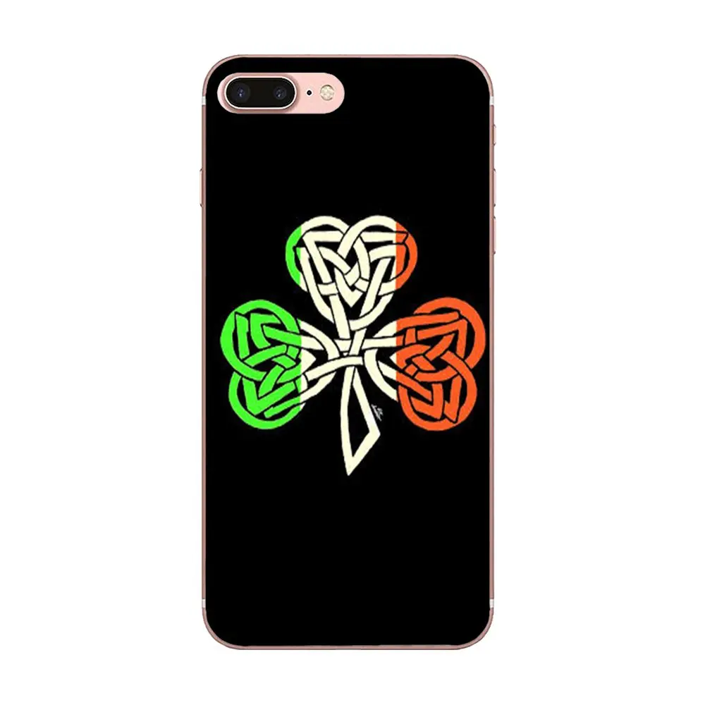 Lucky Irish флаг с клевером для Galaxy A3 A5 A7 A8 A9 A9S On5 On7 Plus Pro Star 2015 2016 2017 2018 милый блочный