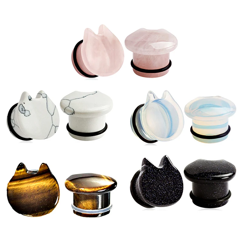 Jingzeyi Модный популярный эспандер Для Пирсинга Ушей 1 шт. затычки для ушей в виде