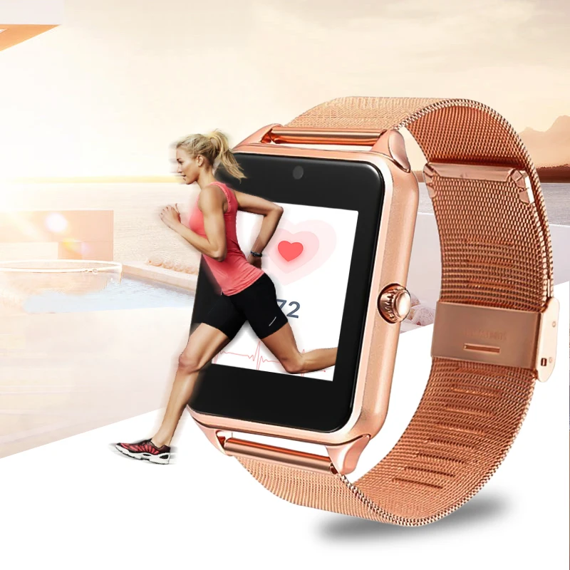 Смарт часы Diggro GT08 Plus с металлическим ремешком Z60 Bluetooth наручные поддержкой Sim TF