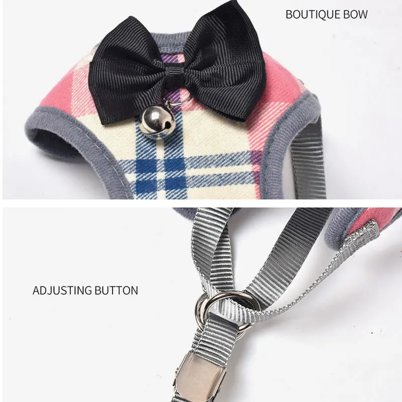 Жилет для домашних животных Воздухопроницаемый трос маленьких кошек и собак