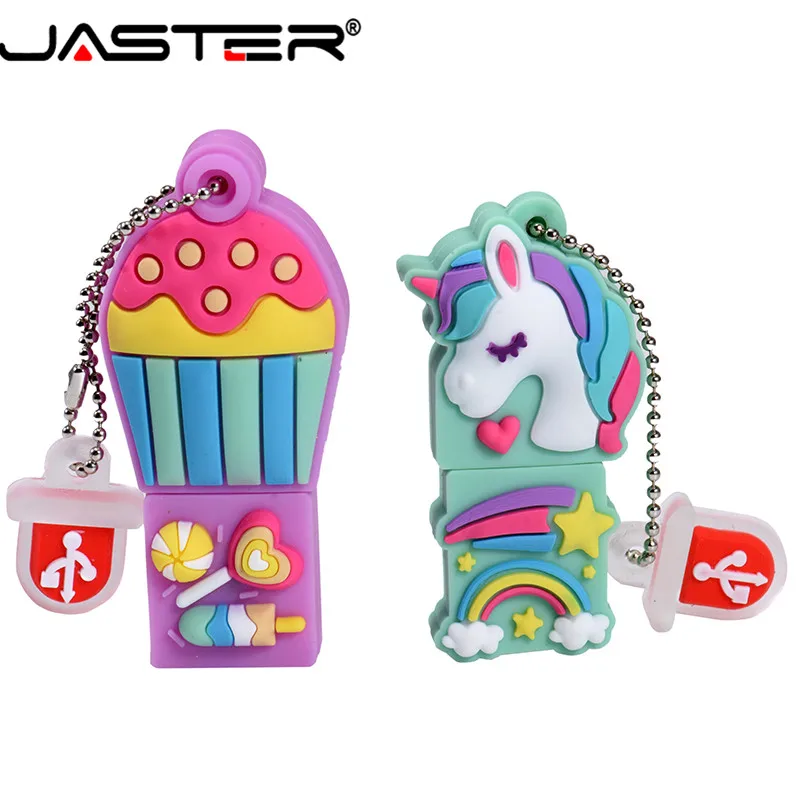 JASTER USB 2 0 Милая мультяшная ручка Конфета чехол модель флеш накопитель 4 ГБ 8 16 32 64