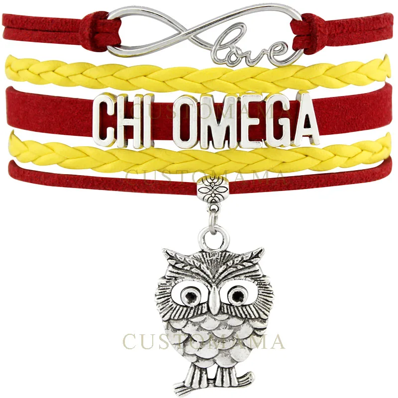 B4246 Колледж Fratority AKA DST GPhiD зет ADPi AGS ZTA Альфа Omicron Pi AGK Чи Омега Tri Delta Sigma Kappaa Phi Mu Гам Браслеты - Окраска металла: B4246