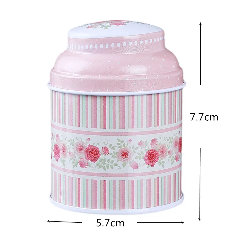 Коробка для хранения чая в винтажном стиле металлическая чайная коробка серии с