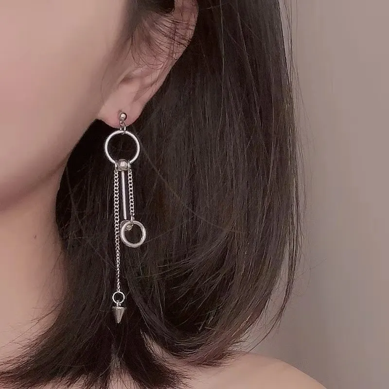 

YWZIXLN Fashion Bohemian Earrings Tassel Metal Ball Chain Pendant Drop Earring Mascot Ornaments For Women Wholesale E0130