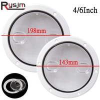 4inch6inch8inch abs round deck inspection access hatch cover non slip deck plate marine boat yacht accessories for camper rvs