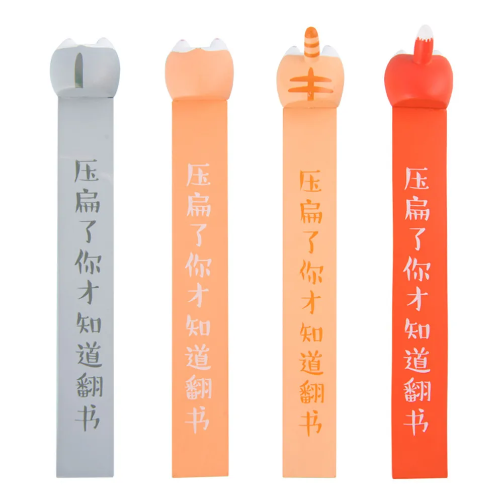 1 шт. Мультяшные милые животные Butt Bookmark Kawaii товары для чтения милый собака кот