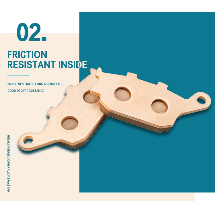 Мотоцикл металла спекания спереди и сзади тормозные колодки для KAWASAKI ER6N ER6F Z650