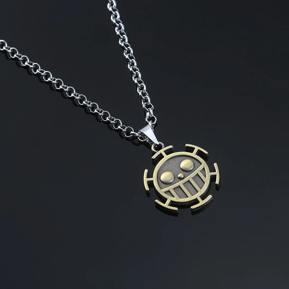 Цепочка с подвеской в виде черепа Луффи Эйс пиратский череп | Украшения и