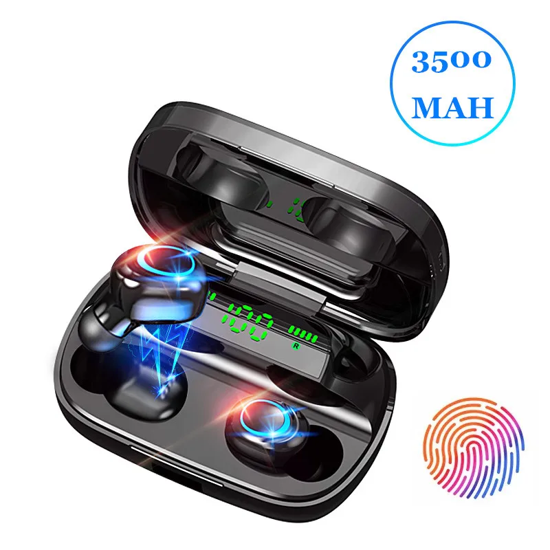 S11 TWS наушники Bluetooth беспроводные с шумоподавлением гарнитура зарядным