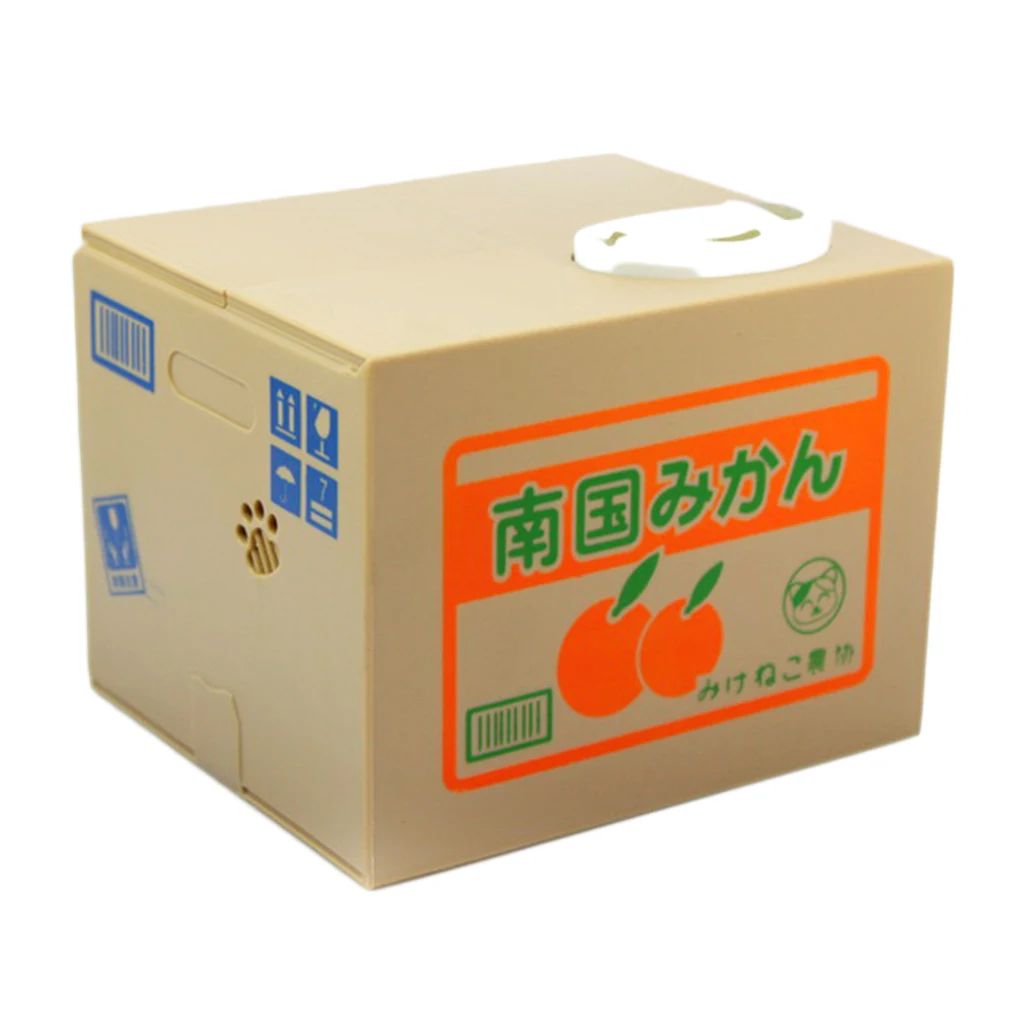 Электрический Кот вор копилка для денег игрушка подарок Дети коробки