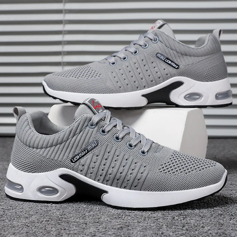 

Summer Women Tennis Shoes Breathable Mesh Air Cushion Running Shoes Platform Sneakers Gym Light Casual Shoes Men Tenis Feminino