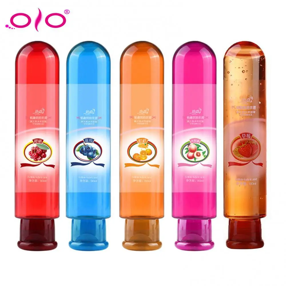 

Лубрикант OLO съедобный на водной основе 80 мл, интимная смазка для анального, орального секса, гель для пар, персик, клубника, черника, вишня, а...