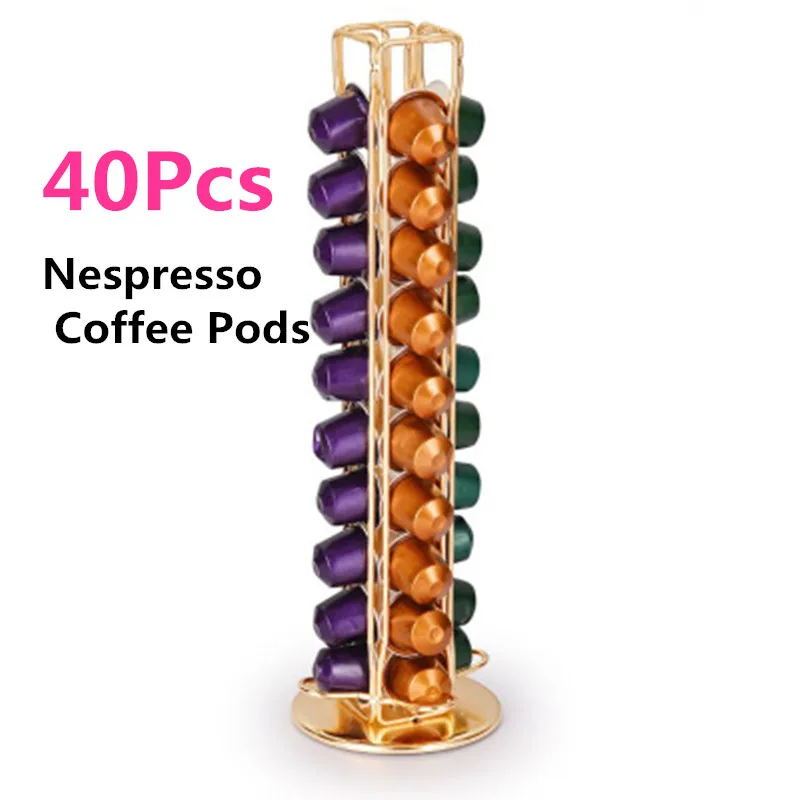 5 Ленточный держатель Nespresso для кофейных капсул, вращающаяся стойка для кофе, стойка для капсул, фирменные капсулы для хранения, полка для организации, держатель для стойки - Цвет: 5