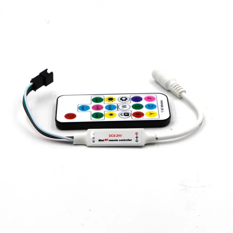 Светодиодная лента WS2811 DC 12 В 5050 SP104E 17Key радиочастотный контроллер приложение RGB