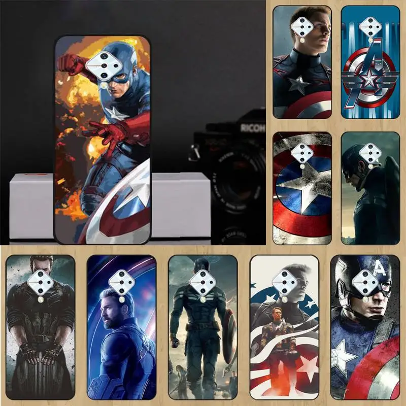 LJHYDFCNB Стива Роджерса капитан крышка Америка чехол для телефона Vivo X9 9s 20 плюс Y97 83 75