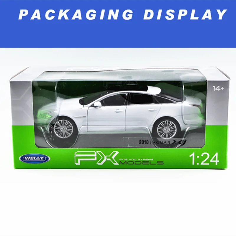 Welly 1:24 2010 Jaguar XJ брелок для автомобильных ключей имитационная модель автомобиля