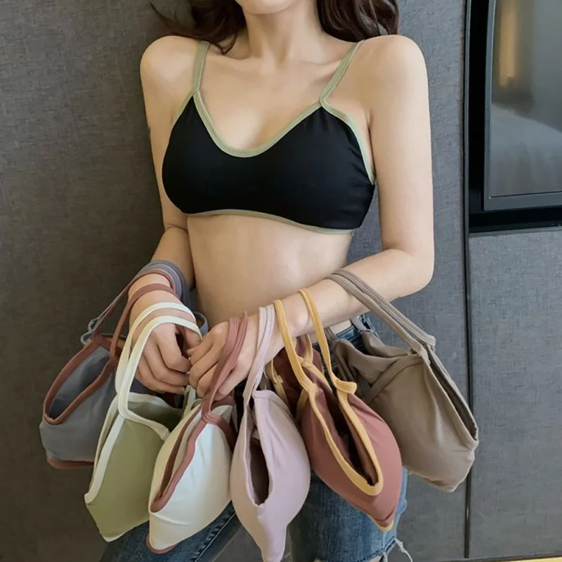 

Sexy Bra Tube Top Wireless Bra Underwear Tank Women Cut Top Bra Without Sewing