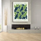 Выставочный плакат, копия печати в музеях, черно-белая Художественная печать