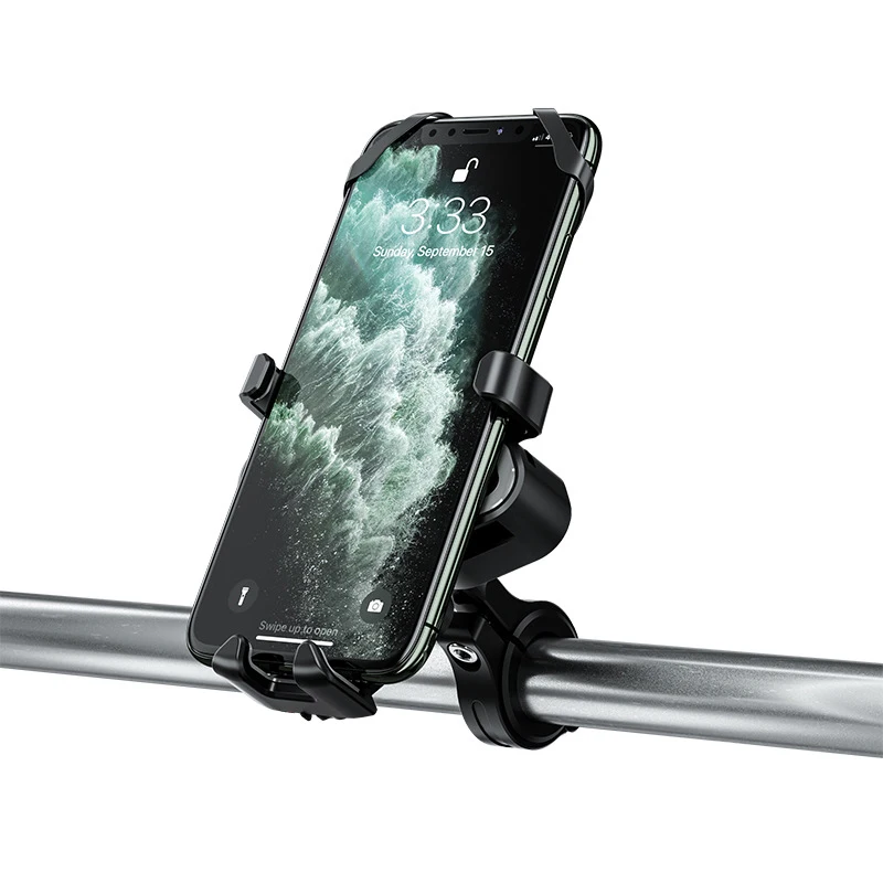 

Motorcycle Phone Mount Holder 360 Rotation Suitable Universal Rear Mirror Handlebar Cradle Holder for 4-7inch Smartphone