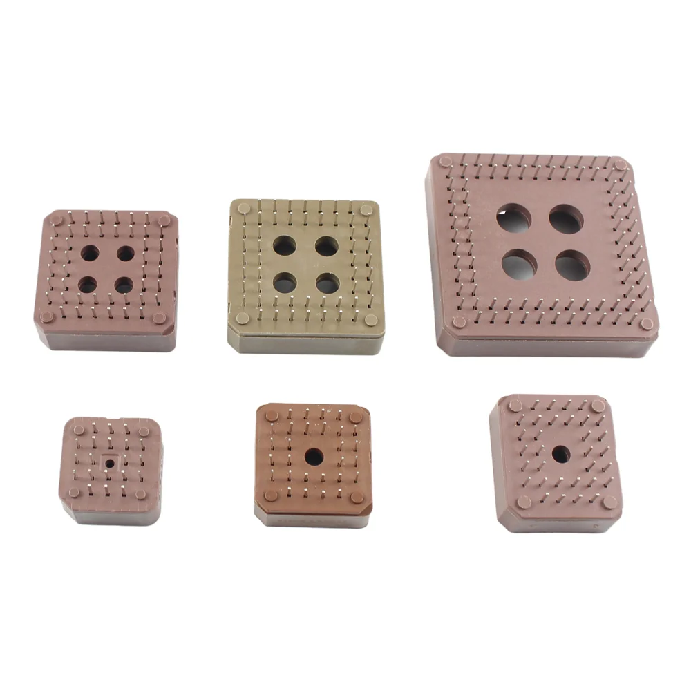 Контактный разъем PLCC 20 P 28 32 44 52 84 DIP IC PLCC20 PLCC28 PLCC32 PLCC44 PLCC52 PLCC84 20/28/32/44/52/84 5 шт. |