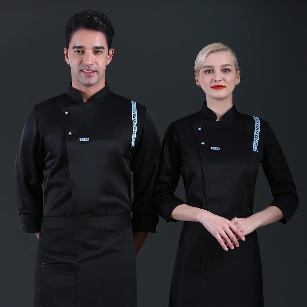 Униформа шеф повара рубашка для кухни мужчин и женщин топы обслуживания еды на
