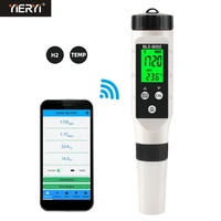 digital temp h2 hydrogen rich meter 0 2990ppb auto calibration blue tooth app online monitor drinking water quality tester tool