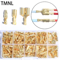 4 0mm bullet 240pcs terminal connector car motorcycle truck socket clear covers cold pres crimp cable lug wire brass electrical