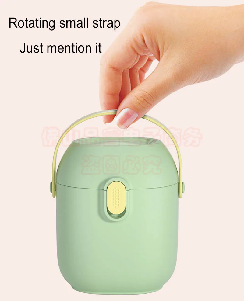 

Infant formula box Milk powder compartment storage box Baby snacks and food outportable box Infant formula milk powder dispenser