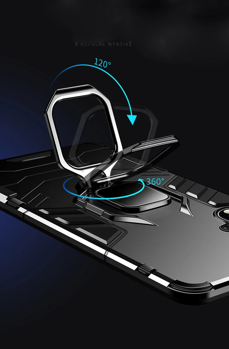 Honor 20 Lite сверхмощный бронированный магнитный держатель-кольцо для пальца
