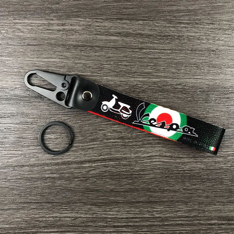 Аксессуары для мотоциклов брелок ключей с вышивкой Piaggio Vespa Primavera 150 SPRINT GTS 300 ie LXV 125